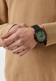 Buy Shop Emporio Armani Luigi Chronograph Green Dial Black Mesh Bracelet Watch For Men - AR11470 USA Online