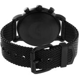 Buy Shop Emporio Armani Luigi Chronograph Green Dial Black Mesh Bracelet Watch For Men - AR11470 USA Online