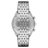 Buy Shop Emporio Armani Luigi Chronograph Quartz Blue Dial Silver Steel Strap Watch For Men - AR1974 USA Online