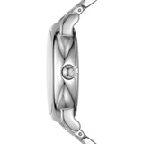 Buy Shop Emporio Armani Luigi Chronograph Skeleton Blue Dial Silver Steel Strap Watch For Men - AR60036 USA Online