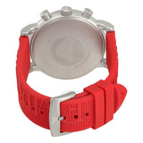 Buy Shop Emporio Armani Luigi Chronograph White Dial Red Rubber Strap Watch For Men - AR11021 USA Online