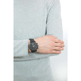 Buy Shop Emporio Armani Luigi Chronohraph Black Dial Black Leather Strap Watch For Men - AR1970 USA Online