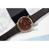 Buy Shop Emporio Armani Luigi Classic Brown Dial Brown Leather Strap Watch For Men - AR2503 USA Online