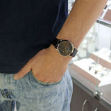 Buy Shop Emporio Armani Luigi Classic Brown Dial Brown Leather Strap Watch For Men - AR2503 USA Online