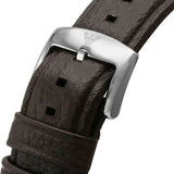 Buy Shop Emporio Armani Luigi Meccanico Brown Dial Brown Leather Strap Watch For Men - AR1982 USA Online
