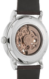 Buy Shop Emporio Armani Luigi Meccanico Brown Dial Brown Leather Strap Watch For Men - AR1982 USA Online