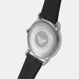 Buy Shop Emporio Armani Luigi Quartz Black Dial Black Leather Strap Watch For Men - AR2500 USA Online