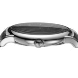 Buy Shop Emporio Armani Luigi Quartz Black Dial Black Leather Strap Watch For Men - AR2500 USA Online