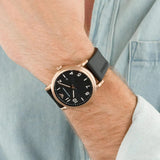 Buy Shop Emporio Armani Luigi Quartz Black Dial Black Rubber Strap Watch For Men - AR11097 USA Online