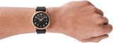 Buy Shop Emporio Armani Luigi Quartz Black Dial Black Rubber Strap Watch For Men - AR11097 USA Online