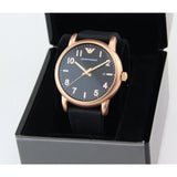 Buy Shop Emporio Armani Luigi Quartz Black Dial Black Rubber Strap Watch For Men - AR11097 USA Online