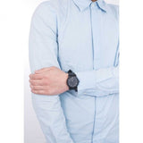 Buy Shop Emporio Armani Luigi Quartz Black Dial Black Silicon Strap Watch For Men - AR11071 USA Online