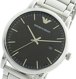 Buy Shop Emporio Armani Luigi Quartz Black Dial Silver Steel Strap Watch For Men - AR2499 USA Online