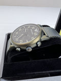 Buy Shop Emporio Armani Luigi Quartz Chronograph Black Dial Green Mesh Bracelet Watch For Men - AR11115 USA Online