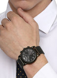 Buy Shop Emporio Armani Luigi Quartz Chronograph Black Dial Green Mesh Bracelet Watch For Men - AR11115 USA Online