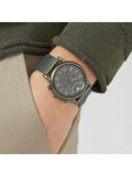 Buy Shop Emporio Armani Luigi Quartz Chronograph Black Dial Green Mesh Bracelet Watch For Men - AR11115 USA Online