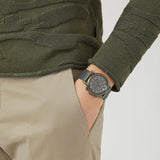 Buy Shop Emporio Armani Luigi Quartz Chronograph Black Dial Green Mesh Bracelet Watch For Men - AR11115 USA Online
