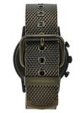 Buy Shop Emporio Armani Luigi Quartz Chronograph Black Dial Green Mesh Bracelet Watch For Men - AR11115 USA Online