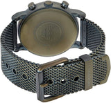 Buy Shop Emporio Armani Luigi Quartz Chronograph Black Dial Green Mesh Bracelet Watch For Men - AR11115 USA Online