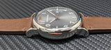 Buy Shop Emporio Armani Luigi Quartz Gray Dial Brown Leather Strap Watch For Men - AR11070 USA Online