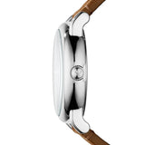 Buy Shop Emporio Armani Luigi Quartz Gray Dial Brown Leather Strap Watch For Men - AR11070 USA Online
