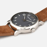 Buy Shop Emporio Armani Luigi Quartz Gray Dial Brown Leather Strap Watch For Men - AR11070 USA Online