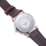 Buy Shop Emporio Armani Luigi Quartz Grey Dial Brown Leather Strap Watch For Men - AR11175 USA Online