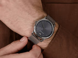 Buy Shop Emporio Armani Luigi Quartz Grey Dial Silver Mesh Bracelet Watch For Men - AR11069 USA Online