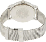Buy Shop Emporio Armani Luigi Quartz Grey Dial Silver Mesh Bracelet Watch For Men - AR11069 USA Online