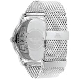 Buy Shop Emporio Armani Luigi Quartz Grey Dial Silver Mesh Bracelet Watch For Men - AR11069 USA Online