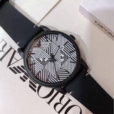 Buy Shop Emporio Armani Luigi Quartz White Dial Black Rubber Strap Watch For Men - AR11136 USA Online