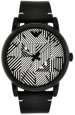 Buy Shop Emporio Armani Luigi Quartz White Dial Black Rubber Strap Watch For Men - AR11136 USA Online