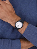 Buy Shop Emporio Armani Luigi Quartz White Dial Blue Mesh Bracelet Watch For Men - AR11025 USA Online