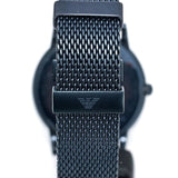 Buy Shop Emporio Armani Luigi Quartz White Dial Blue Mesh Bracelet Watch For Men - AR11025 USA Online