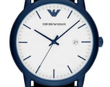 Buy Shop Emporio Armani Luigi Quartz White Dial Blue Mesh Bracelet Watch For Men - AR11025 USA Online