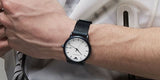 Buy Shop Emporio Armani Luigi White Dial Black Mesh Bracelet Watch For Men - AR11046 USA Online