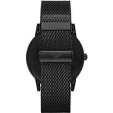 Buy Shop Emporio Armani Luigi White Dial Black Mesh Bracelet Watch For Men - AR11046 USA Online