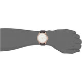 Buy Shop Emporio Armani Luigi White Dial Brown Leather Strap Watch For Men - AR2502 USA Online