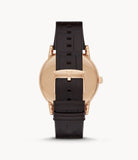 Buy Shop Emporio Armani Luigi White Dial Brown Leather Strap Watch For Men - AR2502 USA Online