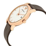 Buy Shop Emporio Armani Luigi White Dial Brown Leather Strap Watch For Men - AR2502 USA Online