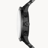 Buy Shop Emporio Armani Mario Chronograph Black Dial Black Steel Strap Watch For Men - AR11242 USA Online