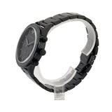 Buy Shop Emporio Armani Mario Chronograph Black Dial Black Steel Strap Watch For Men - AR11242 USA Online