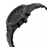 Buy Shop Emporio Armani Mario Chronograph Black Dial Black Steel Strap Watch For Men - AR11242 USA Online