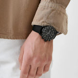 Buy Shop Emporio Armani Mario Chronograph Quartz Black Dial Black Nylon Strap Watch For Men - AR11453 USA Online