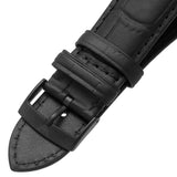 Buy Shop Emporio Armani Meccanico Automatic Black Dial Black Leather Strap Watch For Men - AR60042 USA Online