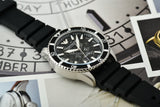 Buy Shop Emporio Armani Meccanico Automatic Black Dial Black Silicone Strap Watch For Men - AR60062 USA Online