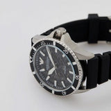 Buy Shop Emporio Armani Meccanico Automatic Black Dial Black Silicone Strap Watch For Men - AR60062 USA Online