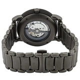 Buy Shop Emporio Armani Meccanico Automatic Black Dial Black Steel Strap Watch For Men - AR60010 USA Online