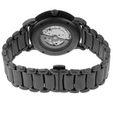 Buy Shop Emporio Armani Meccanico Automatic Black Dial Black Steel Strap Watch For Men - AR60010 USA Online