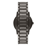 Buy Shop Emporio Armani Meccanico Automatic Black Dial Black Steel Strap Watch For Men - AR60010 USA Online